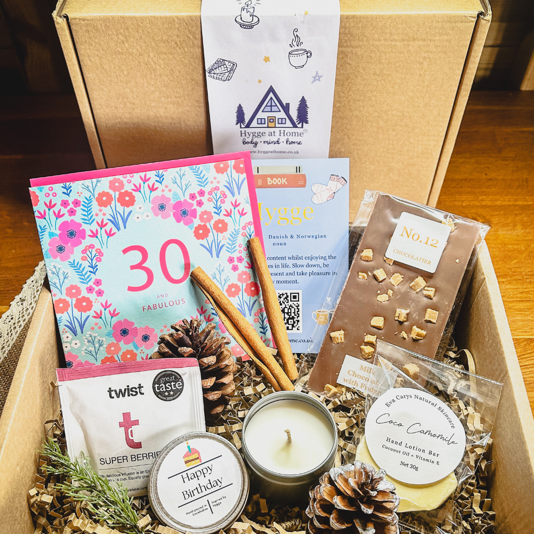 30th Birthday Gift Box UK | Thoughtful Milestone & Hygge Hamper