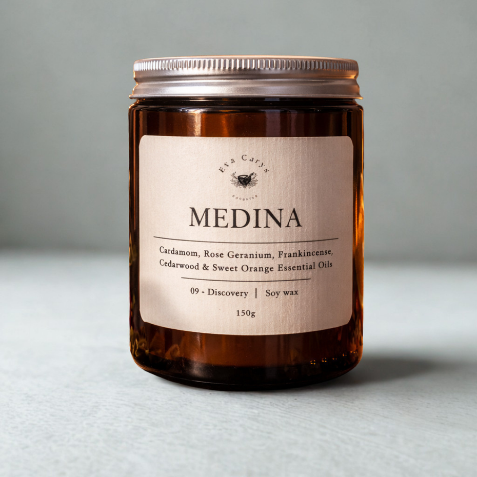 'Medina' Natural Aromatherapy Candle- Ritual 09 - Discovery
