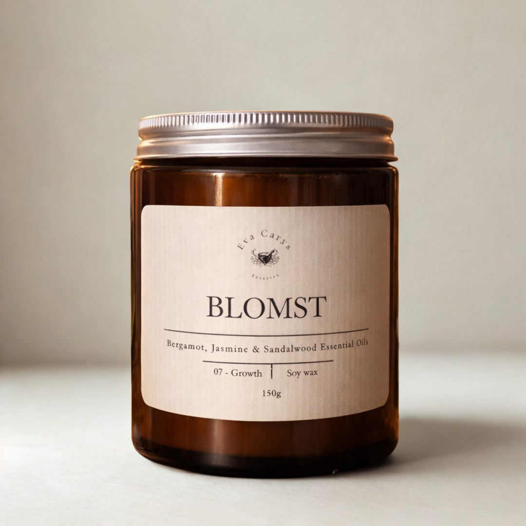 'Blomst' Natural Aromatherapy Candle- Ritual 07 - Growth