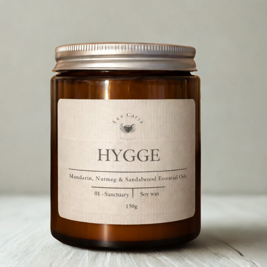 'Hygge' Natural Aromatherapy Candle- Ritual 01 - Sanctuary