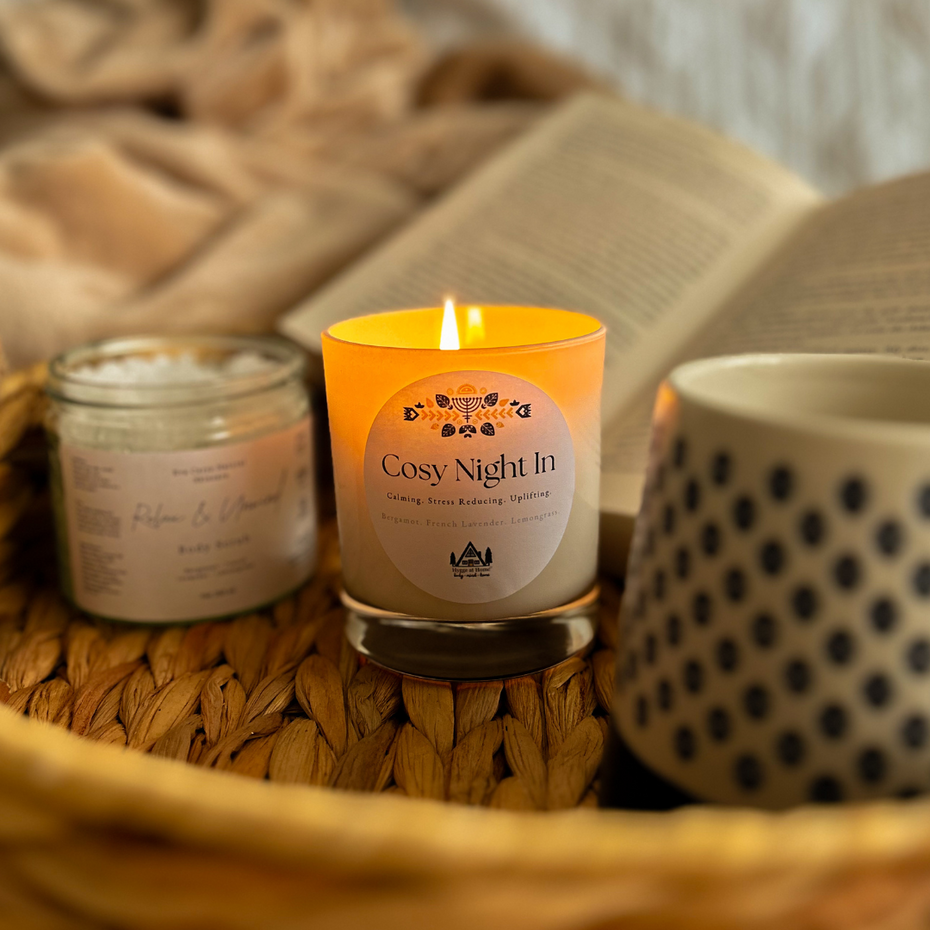 Cosy Night In Aromatherapy Candle & Wax Melts: Tranquillity & Relaxation
