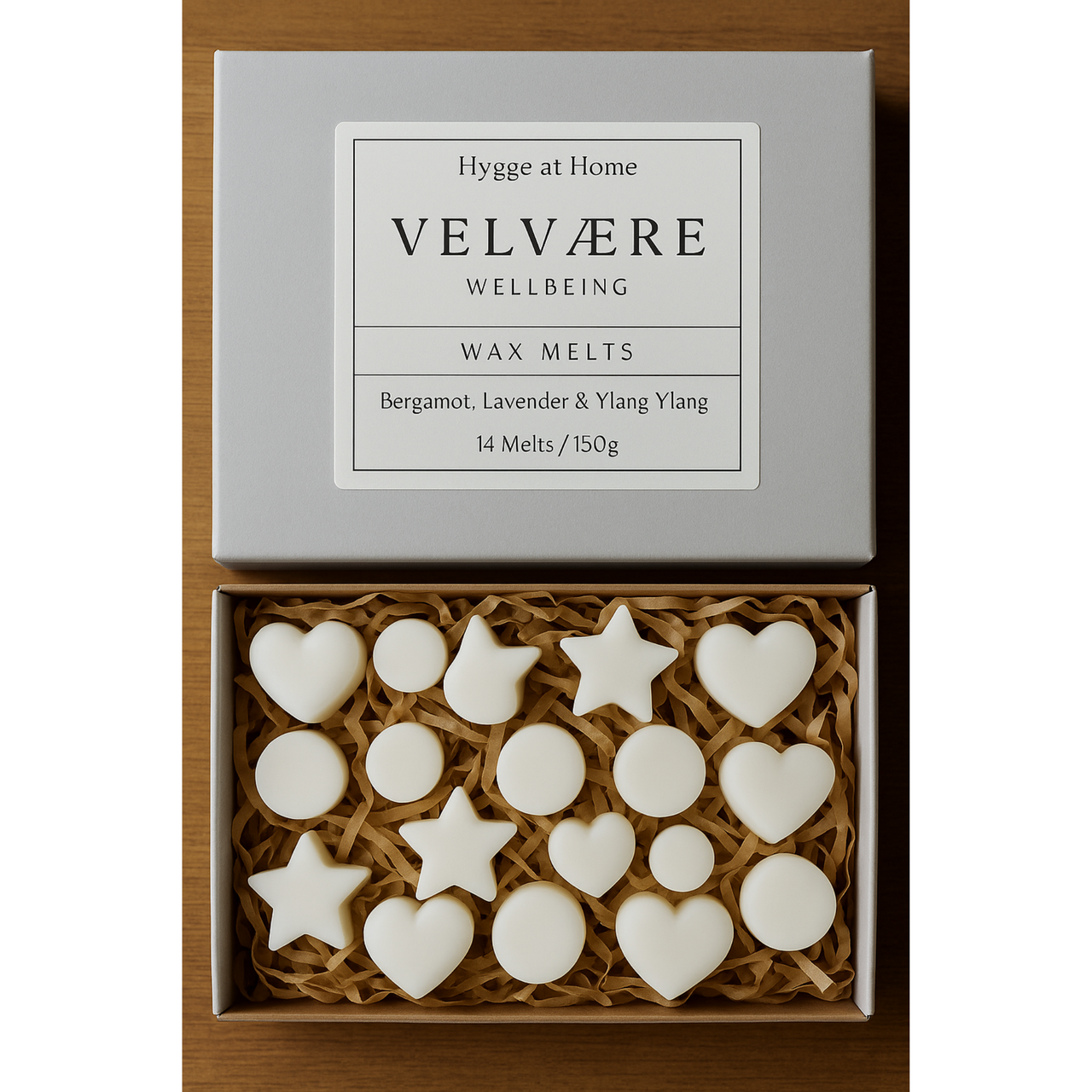 Velvære Wellbeing Wax Melts - Bergamot, Lavender & Ylang Ylang