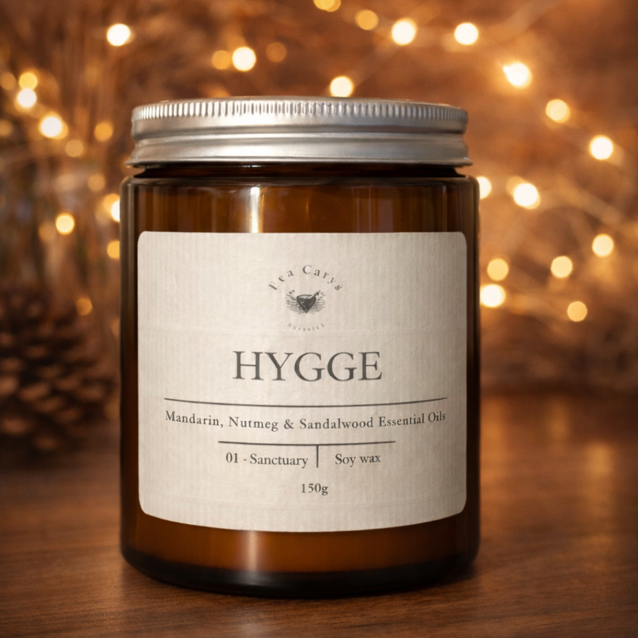 'Hygge' Natural Aromatherapy Candle- Ritual 01 - Sanctuary