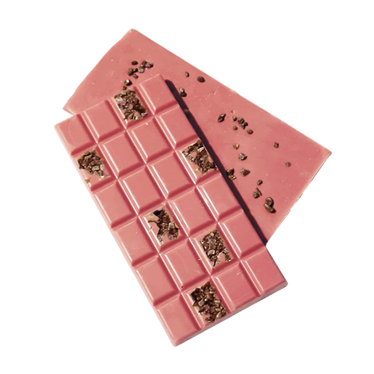 Ruby Chocolate & Salted Caramel Bar