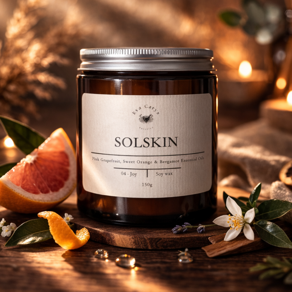 'Solskin' Natural Aromatherapy Candle- Ritual 04 - Joy