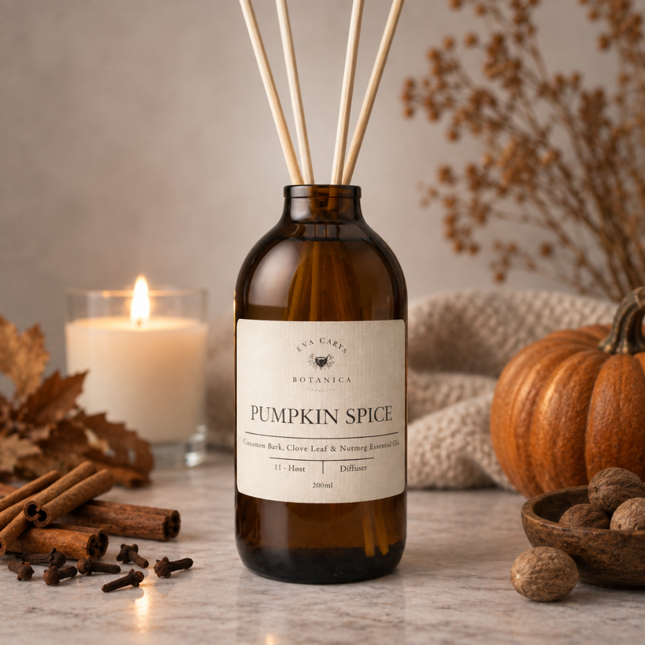 'Pumpkin Spice' Natural Aromatherapy Reed Diffuser - Ritual 11 - Høst