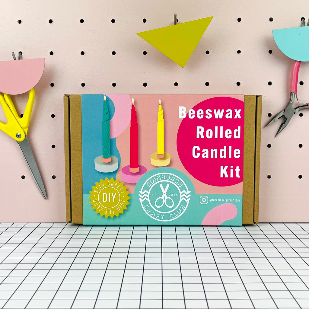 Craft Kit - Colourful Beeswax Rolled Candles